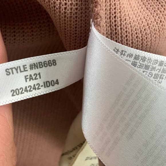 MADEWELL Jacquard Square Neck Top In Faded Mauve - Picture 6 of 9